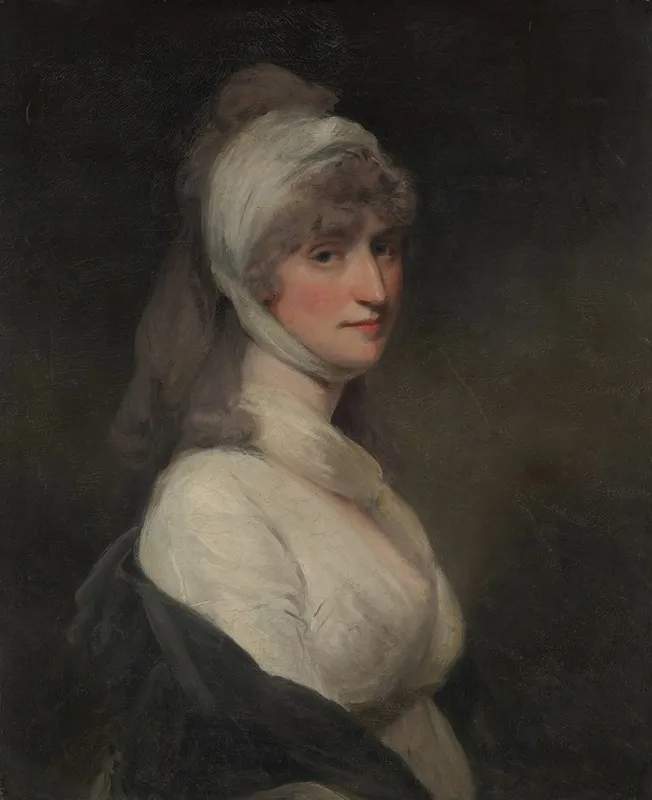 Mrs Thomas Pechell Charlotte Clavering Died 1841 Wall Art by John Hoppner - High-Resolution Digital Print