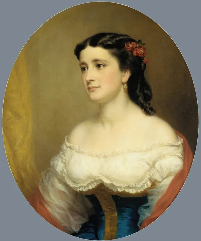 Mrs William Loring Andrews Wall Art by George Augustus Baker Jr. - High-Resolution Digital Print