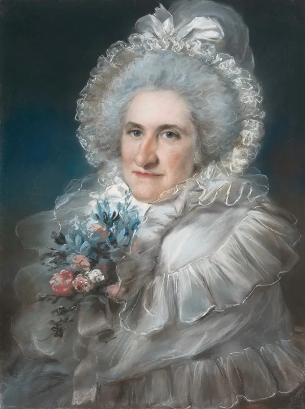 Mrs William Man Godschall Sarah Godschall 1730 1795 Wall Art by John Russell - High-Resolution Digital Print