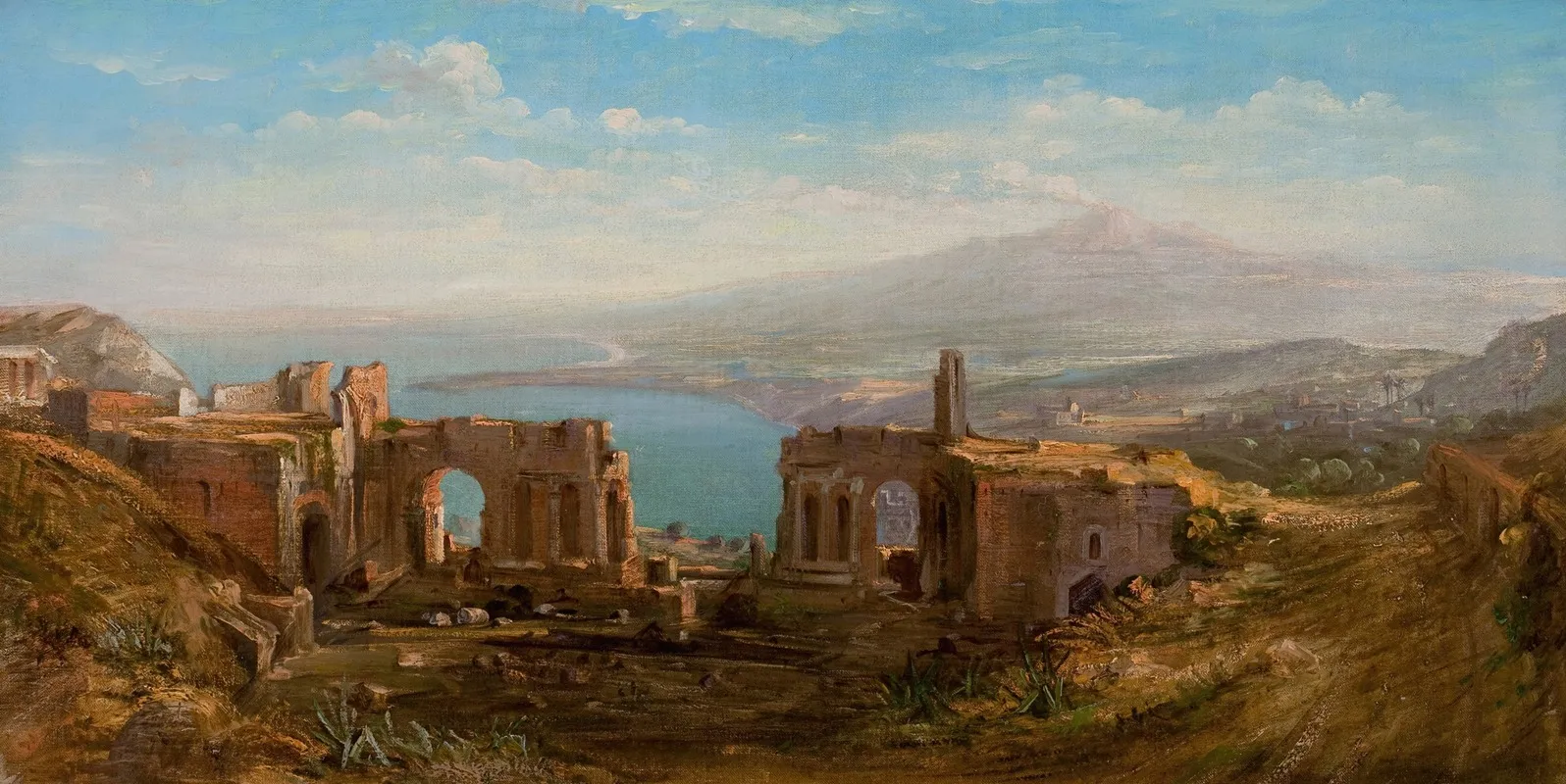 Mt Etna From Taormina