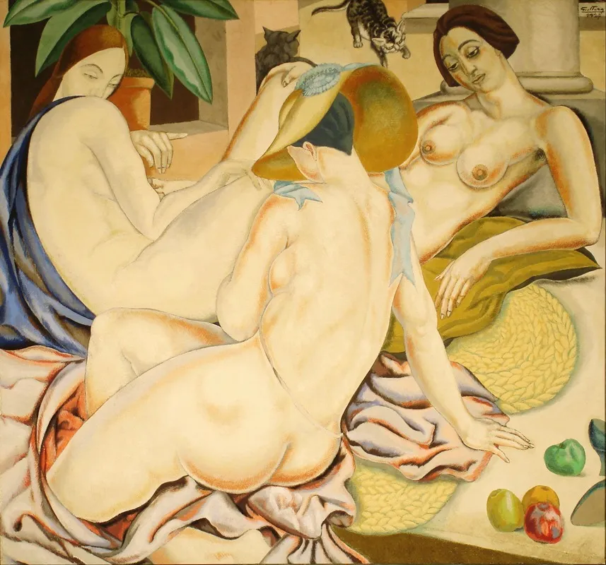 Mujeres Indolentes Wall Art by Alfredo Guttero - High-Resolution Digital Print