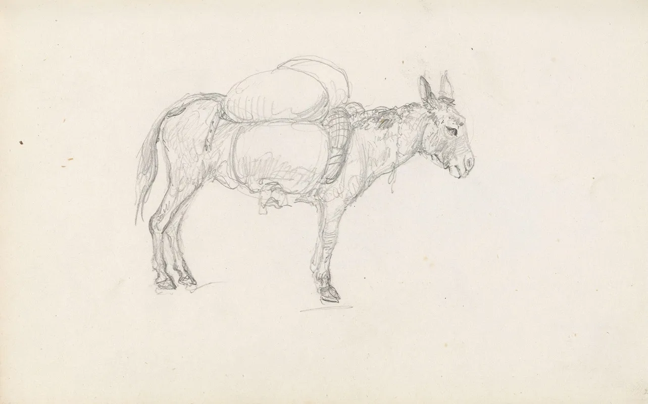 Mules Wall Art by Adolph Tidemand - High-Resolution Digital Print
