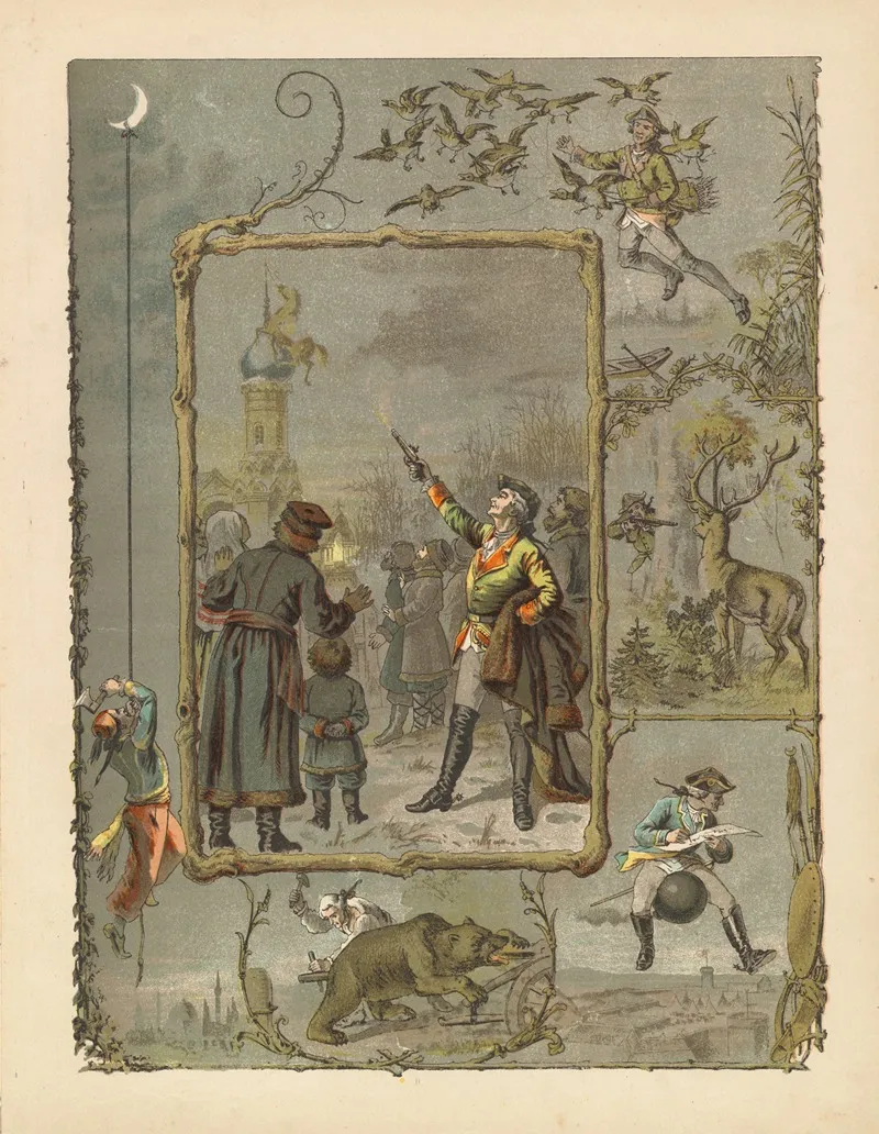 Munchhausen Wall Art by Carl Offterdinger - High-Resolution Digital Print