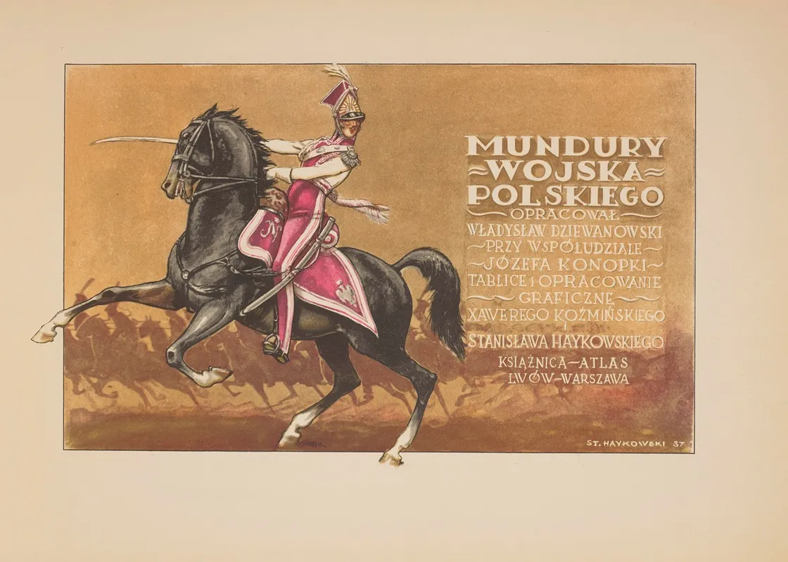 Mundury Wojska Polskiego Cover Wall Art by Stanisław Haykowski - High-Resolution Digital Print