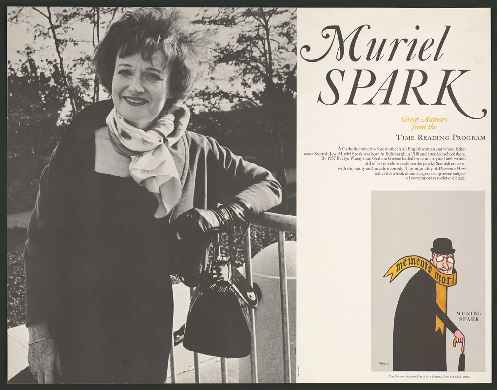 Muriel Spark Great Authors From The Time Reading Program Wall Art by Carl Mydans - High-Resolution Digital Print