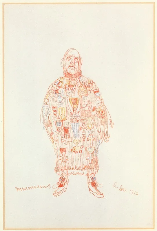 Murmuramis Wall Art by James Ensor - High-Resolution Digital Print