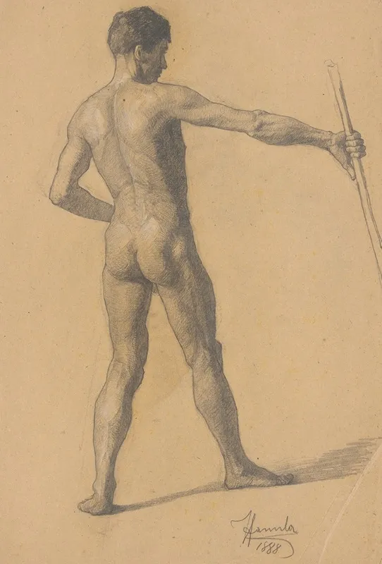 Muscleman Ii Wall Art by Jozef Hanula - High-Resolution Digital Print