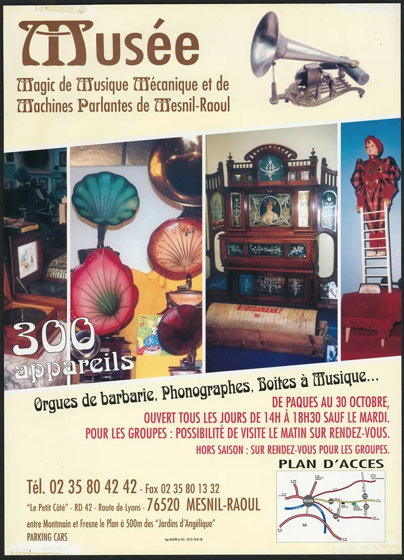 Musee Magic De Musique Mecanique Et De Machines Parlantes E Mesnil Raoul Wall Art by Delatre &amp; Fils - High-Resolution Digital Print