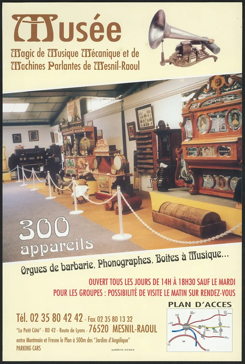 Musee Magic Mecanique Et De Machines Parlantes De Mesnil Raoul Wall Art by Delatre & Fils - High-Resolution Digital Print