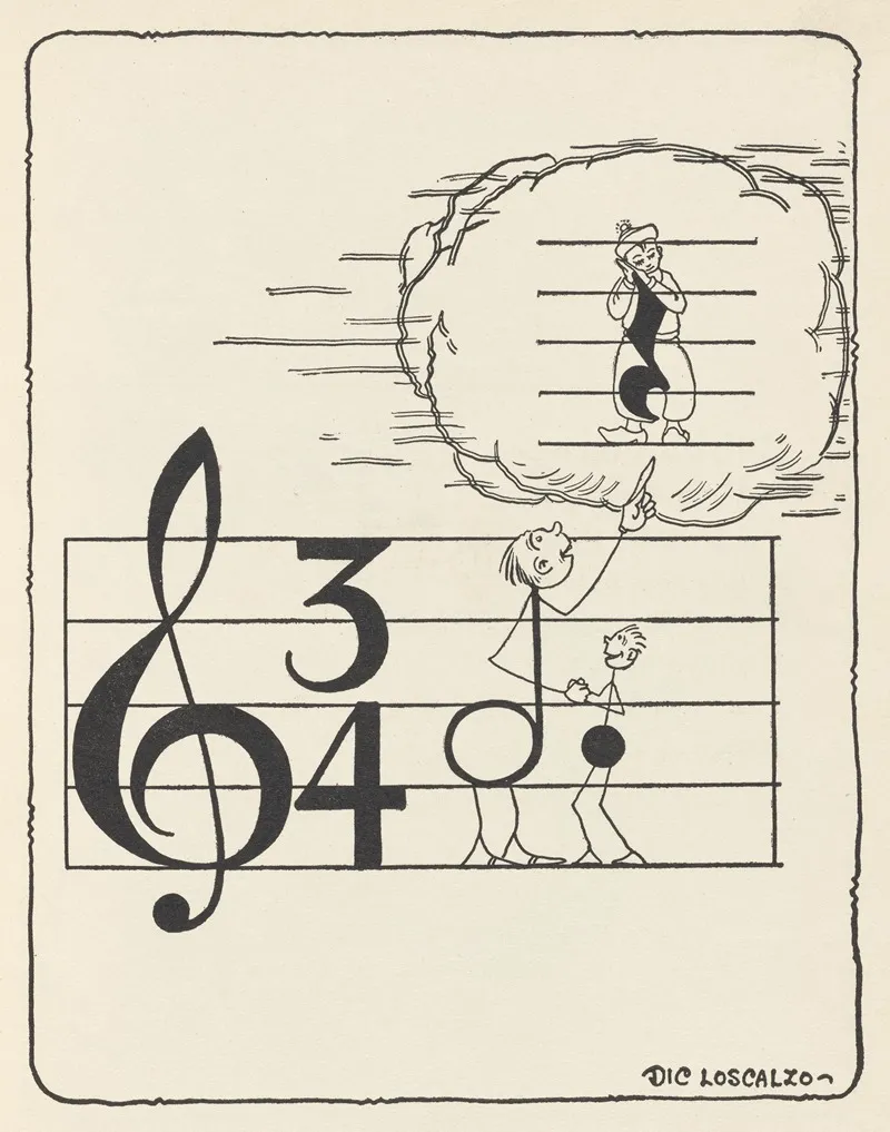 Music Rhymes Pl16 Wall Art by Dic Loscalzo - High-Resolution Digital Print