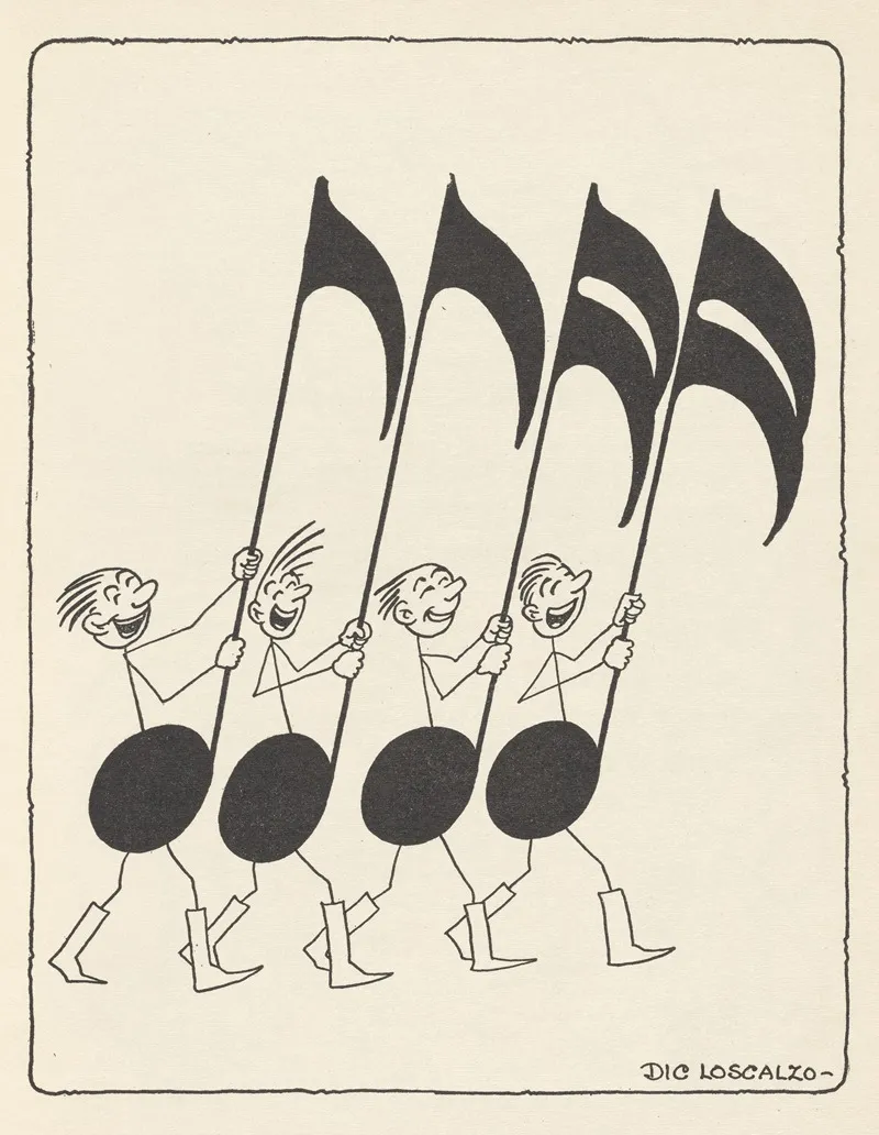Music Rhymes Pl5 Wall Art by Dic Loscalzo - High-Resolution Digital Print