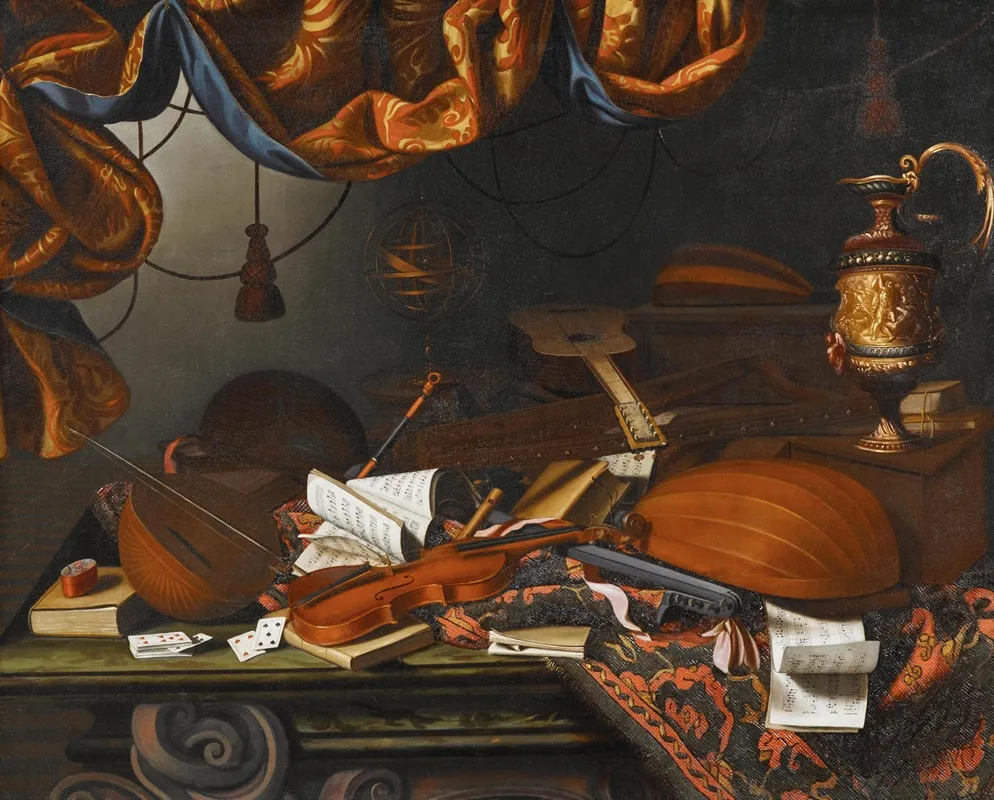 Musical Instruments Wall Art by Bartolomeo Bettera - High-Resolution Digital Print