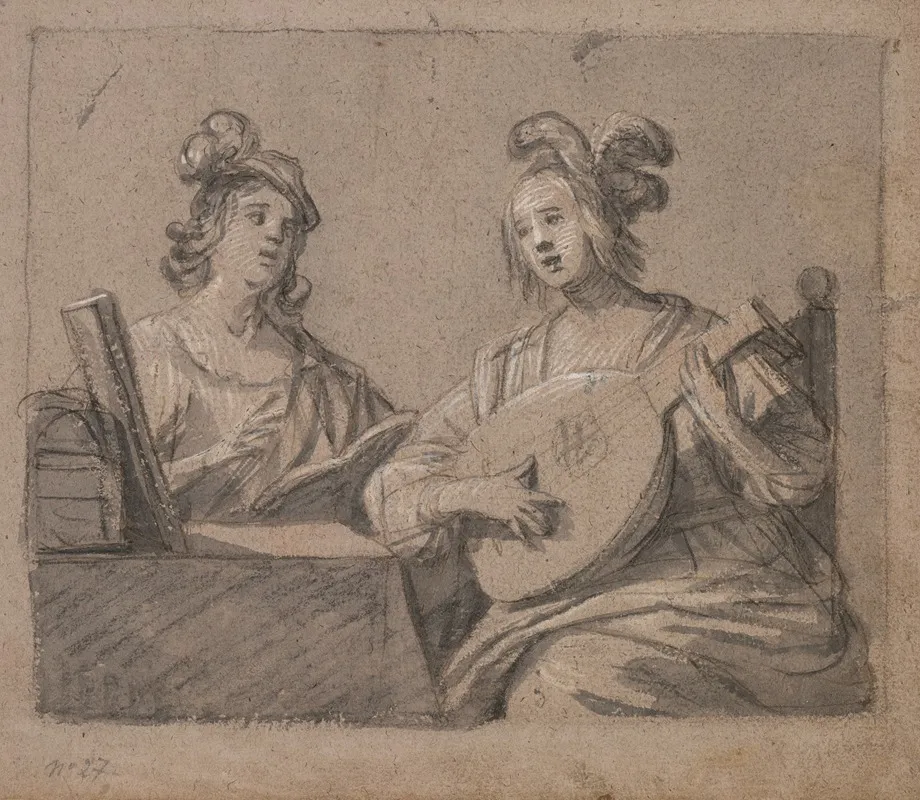 Musical Scene Wall Art by Gerard van Honthorst - High-Resolution Digital Print