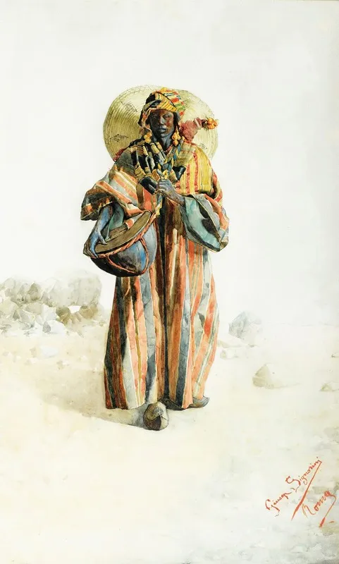 Musician With A Drum