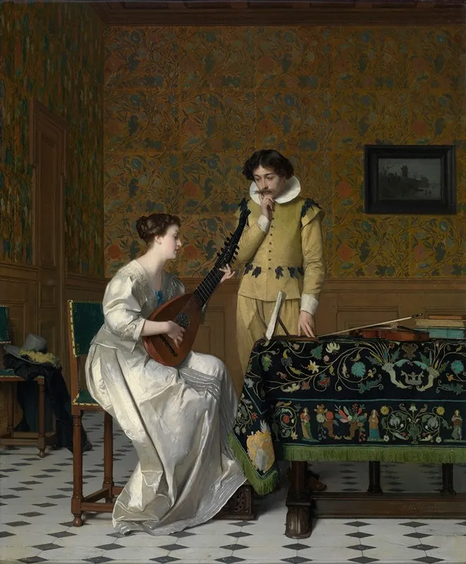 Musician Wall Art by Florent Willems - High-Resolution Digital Print