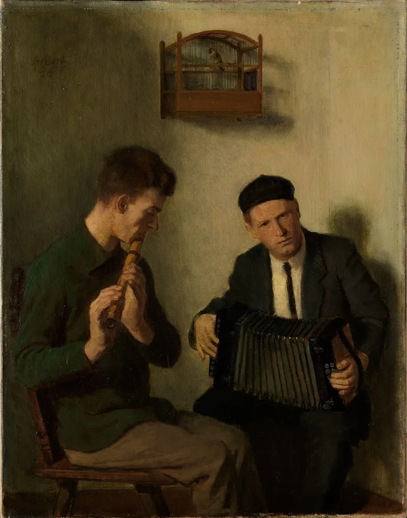 Musikanten 3 Wall Art by Friedrich Barth - High-Resolution Digital Print