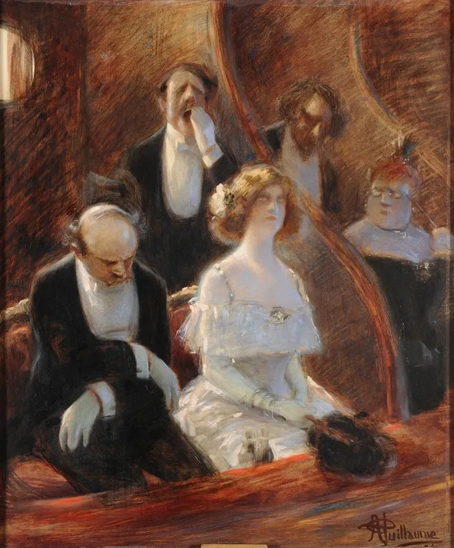 Musique Savante Wall Art by Albert Guillaume - High-Resolution Digital Print