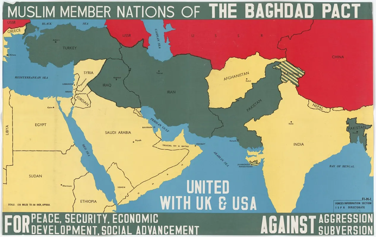 Muslim Member Nations Of The Baghdad Pact