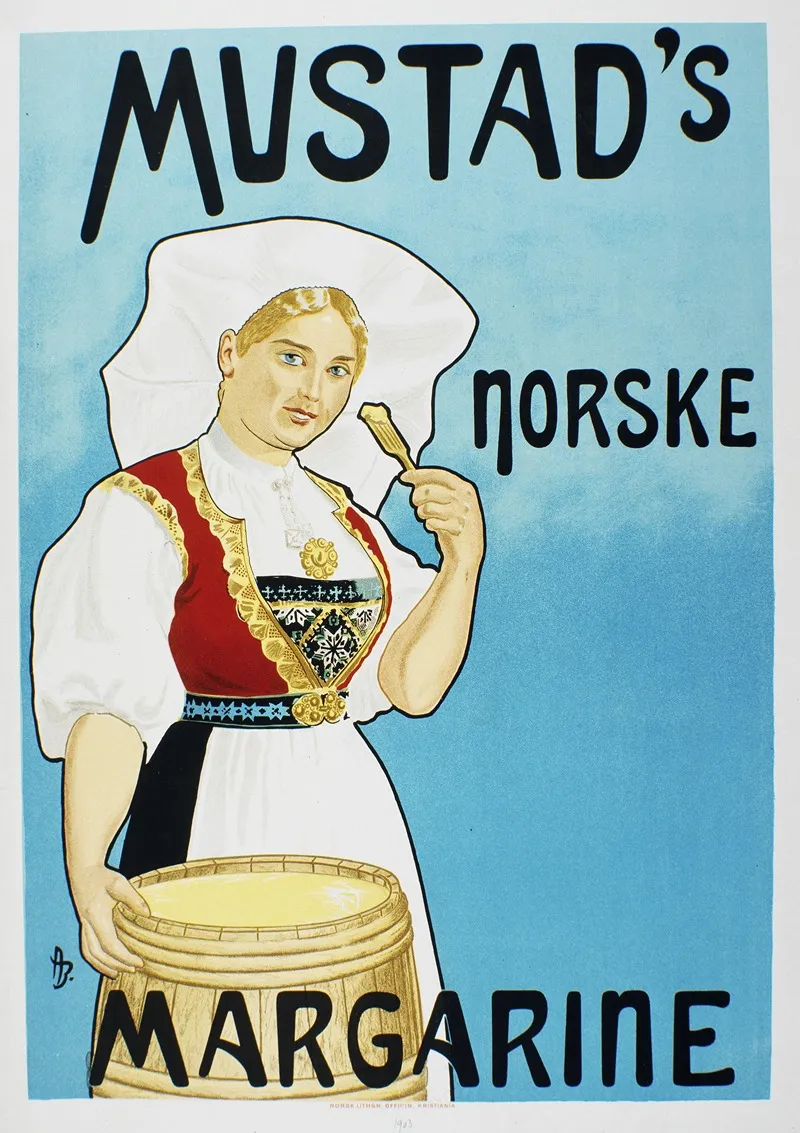 Mustads Norske Margarine Wall Art by Anonymous - High-Resolution Digital Print