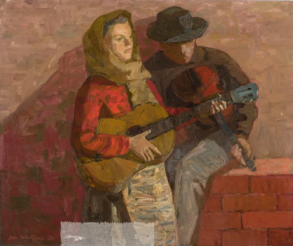 Muzykanci Wall Art by Jan Seweryn Sokołowski - High-Resolution Digital Print