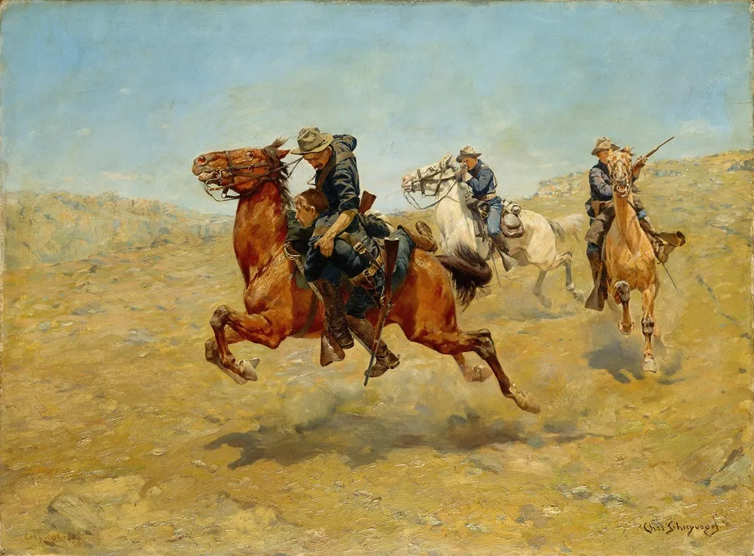 My Bunkie Wall Art by Charles Schreyvogel - High-Resolution Digital Print