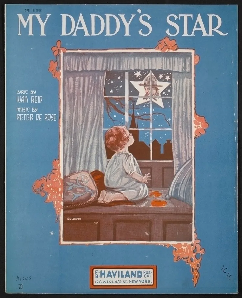 My Daddys Star Wall Art by Anonymous - High-Resolution Digital Print