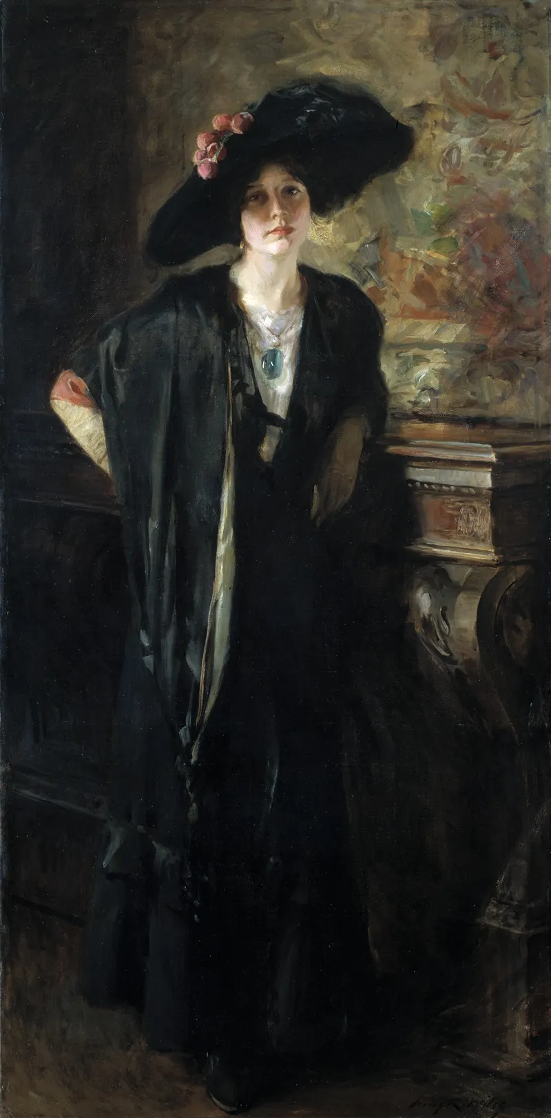 My Daughter Gladys Wall Art by Irving Ramsay Wiles - High-Resolution Digital Print