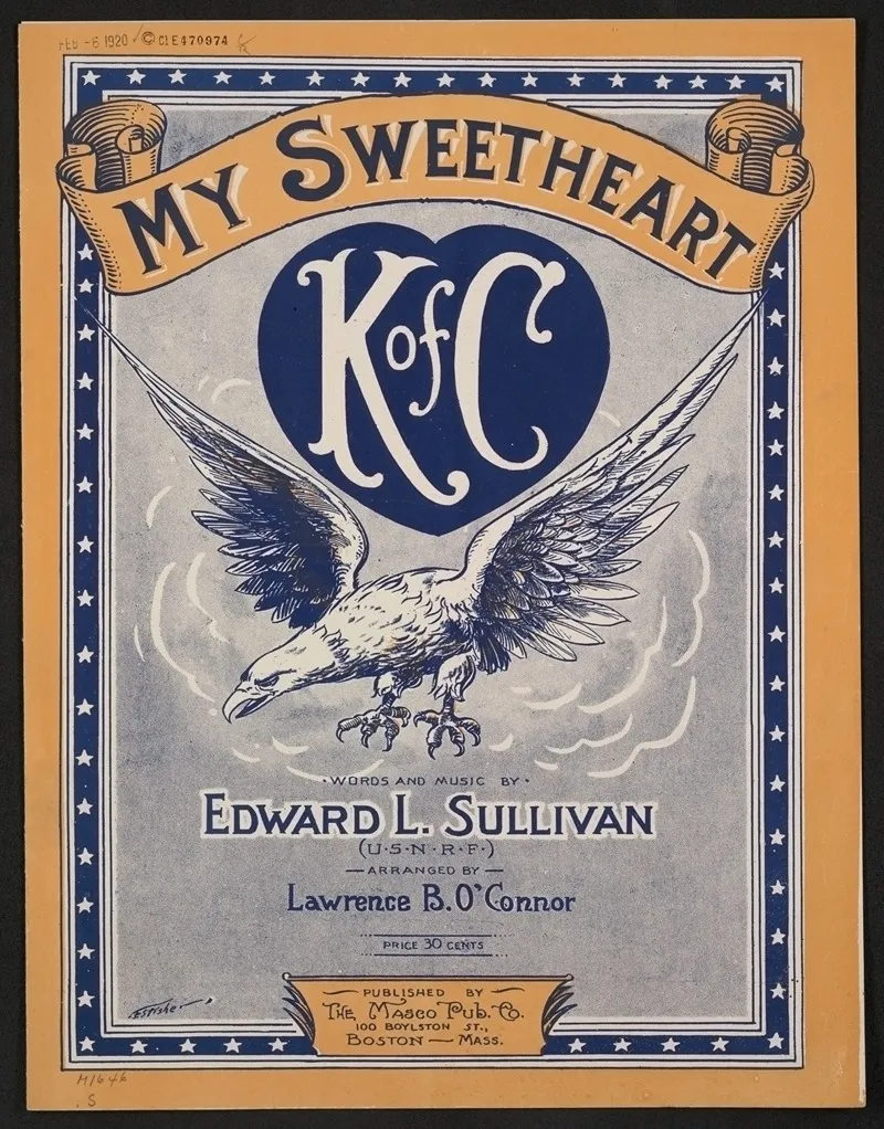 My Sweetheart K Of C Wall Art by Anonymous - High-Resolution Digital Print