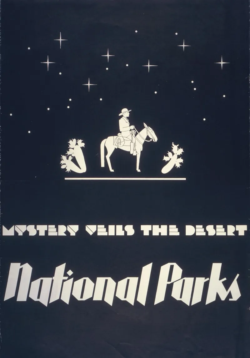 Mystery Veils The Desert National Parks Wall Art by Dorothy Waugh - High-Resolution Digital Print