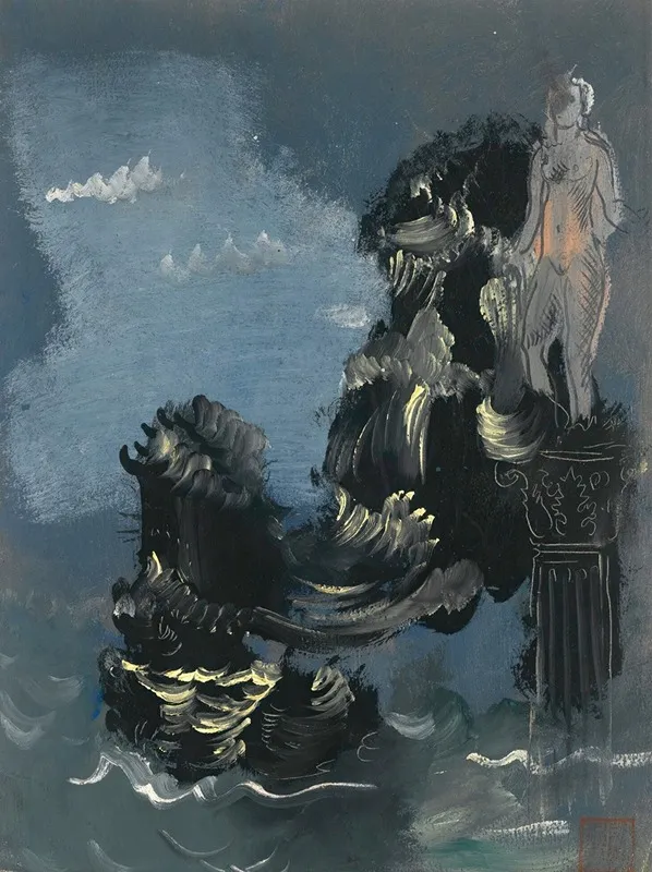 Mythological Scene 4 Wall Art by Alexandre Jacovleff - High-Resolution Digital Print