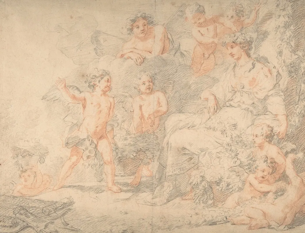 Mythological Subject Wall Art by After Gerard de Lairesse - High-Resolution Digital Print