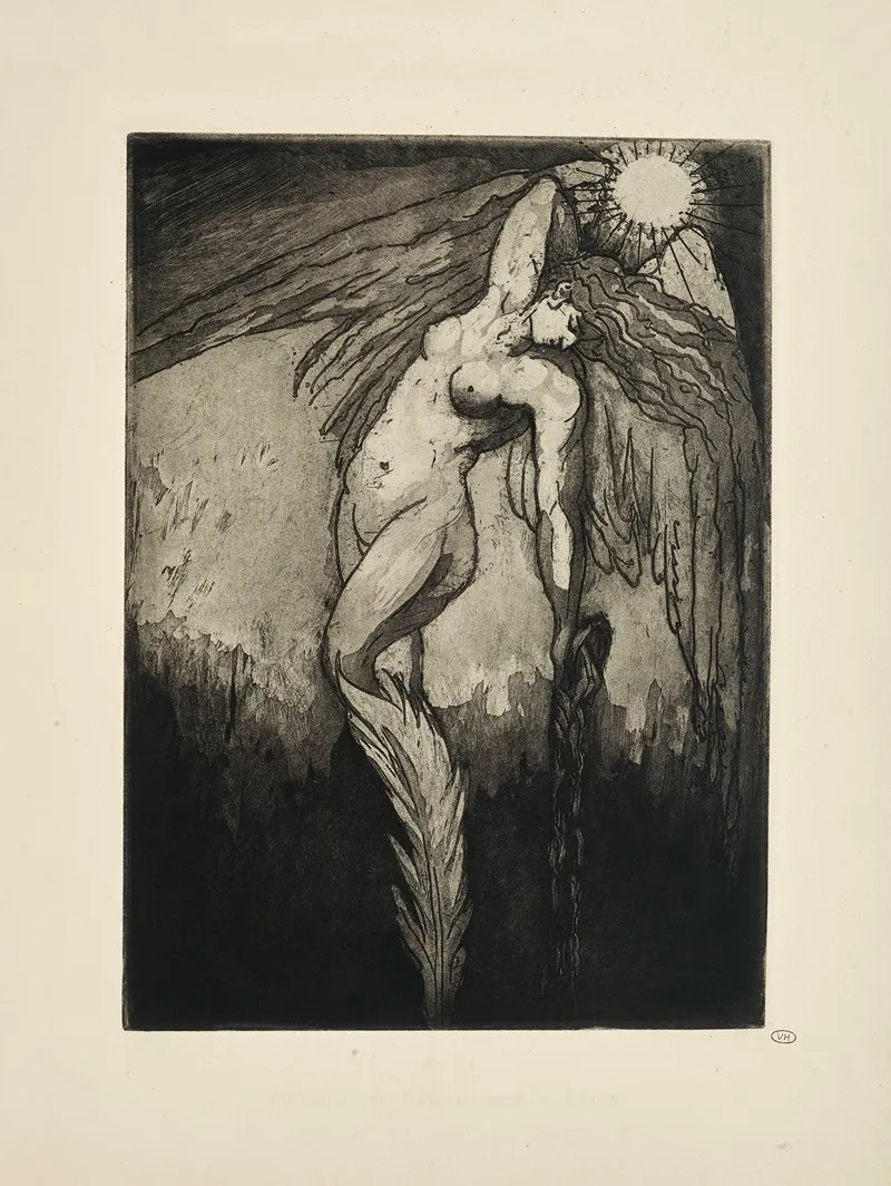 N 24 Fit Tout A Coup Eclore Un Astre Liberte Wall Art by Emile Bernard - High-Resolution Digital Print