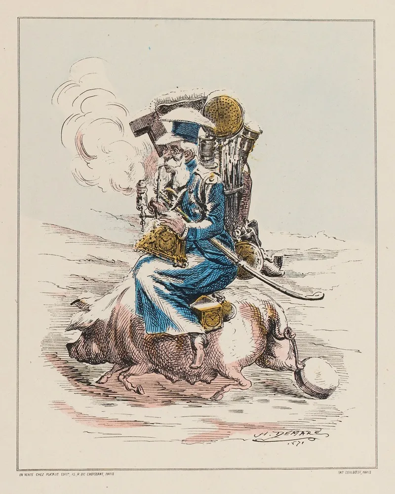 N1 Etrennes Prusiennes Wall Art by Henri Demare - High-Resolution Digital Print