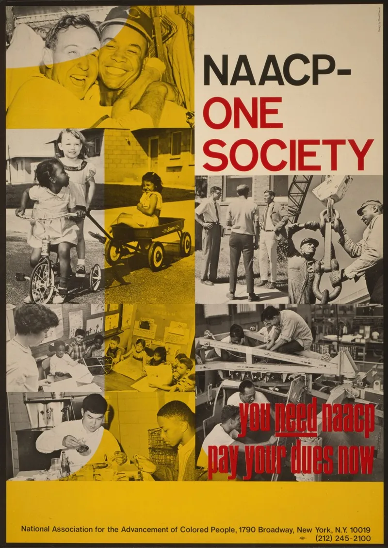 Naacp One Society Wall Art by David Danois - High-Resolution Digital Print