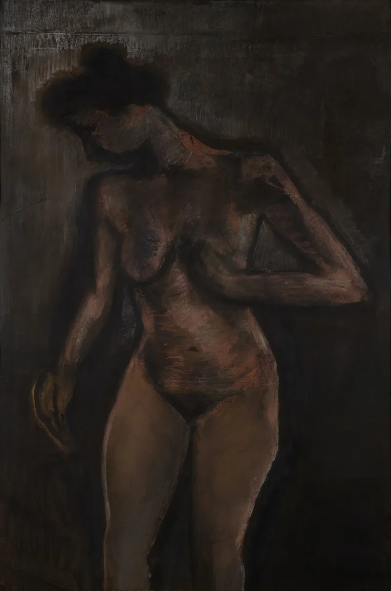 Naakt Met Haarwrong Wall Art by Constant Permeke - High-Resolution Digital Print