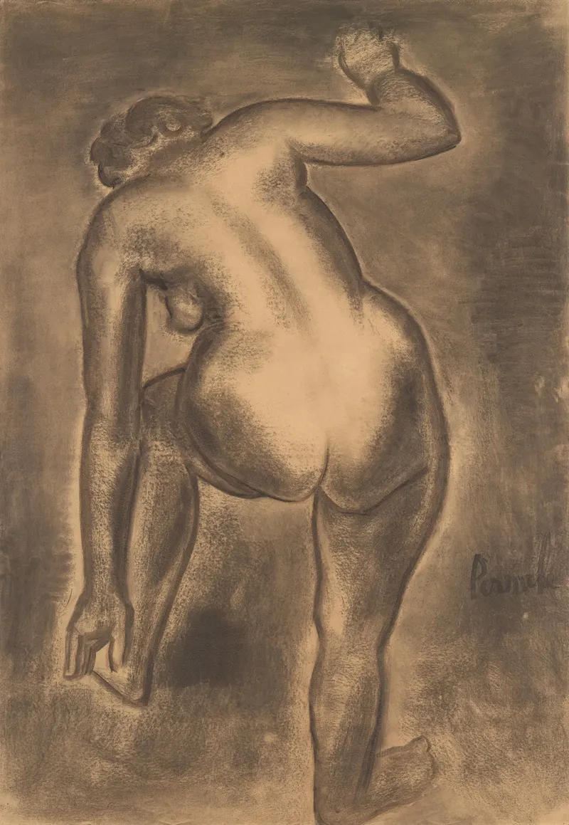 Naakt Op De Rug Gezien Wall Art by Constant Permeke - High-Resolution Digital Print