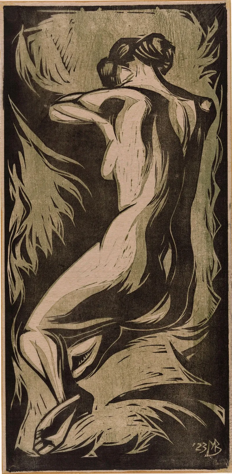 Naakte Vrouw Wall Art by Meijer Bleekrode - High-Resolution Digital Print