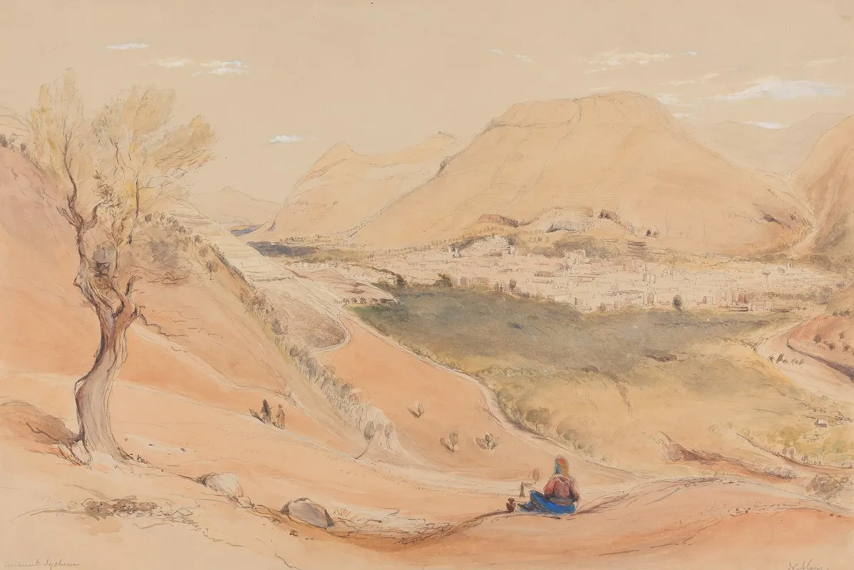 Nablous Nablus Jordan Wall Art by Rev. Edward Thomas Daniell - High-Resolution Digital Print