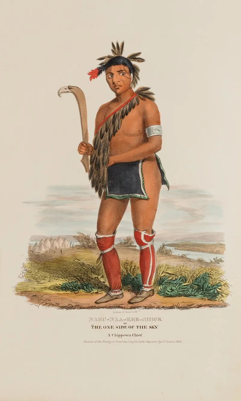 Nabu Naa Kee Shick Or The One Side Of The Sky A Chippewa Chief