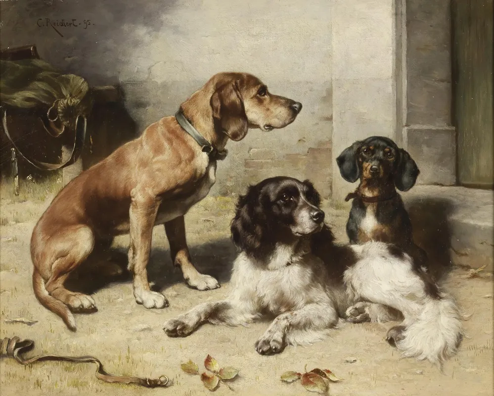 Nach Der Jagd Wall Art by Carl Reichert - High-Resolution Digital Print