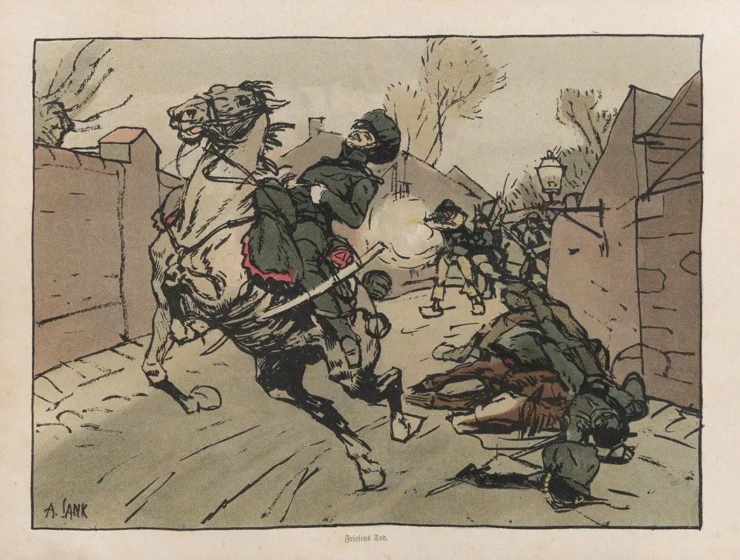 Nach Frankreich Hinein 1814 1815 Pl 4 Wall Art by Angelo Jank - High-Resolution Digital Print