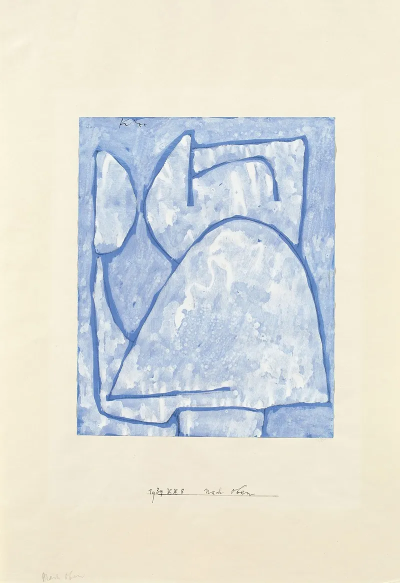 Nach Oben Wall Art by Paul Klee - High-Resolution Digital Print
