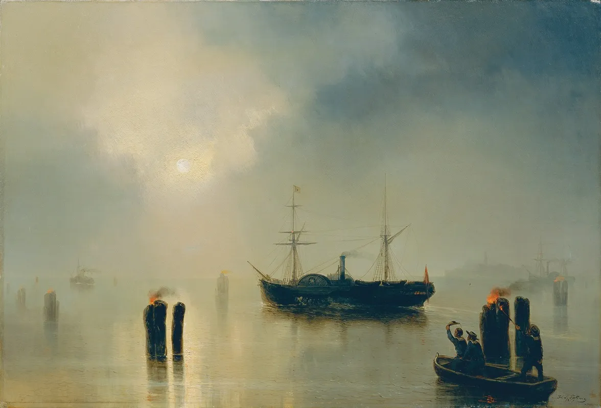 Nachtfahrt In Der Lagune