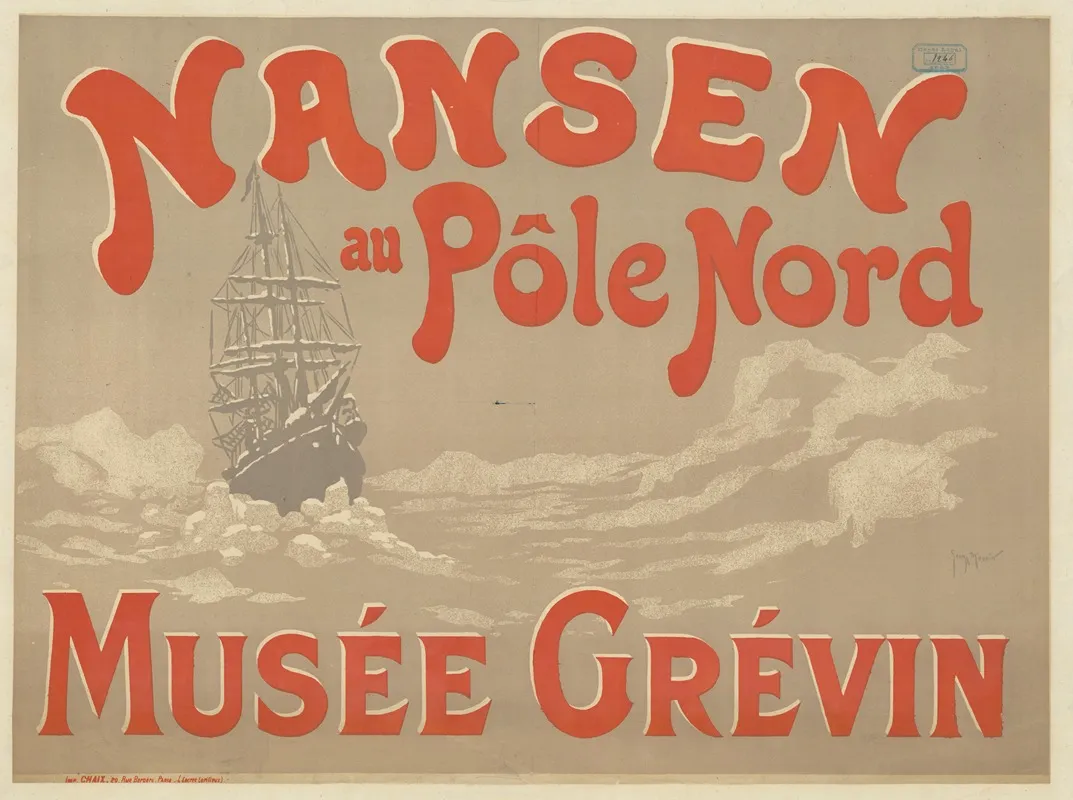 Nansen Au Pole Nord Musee Grevin Wall Art by Georges Meunier - High-Resolution Digital Print