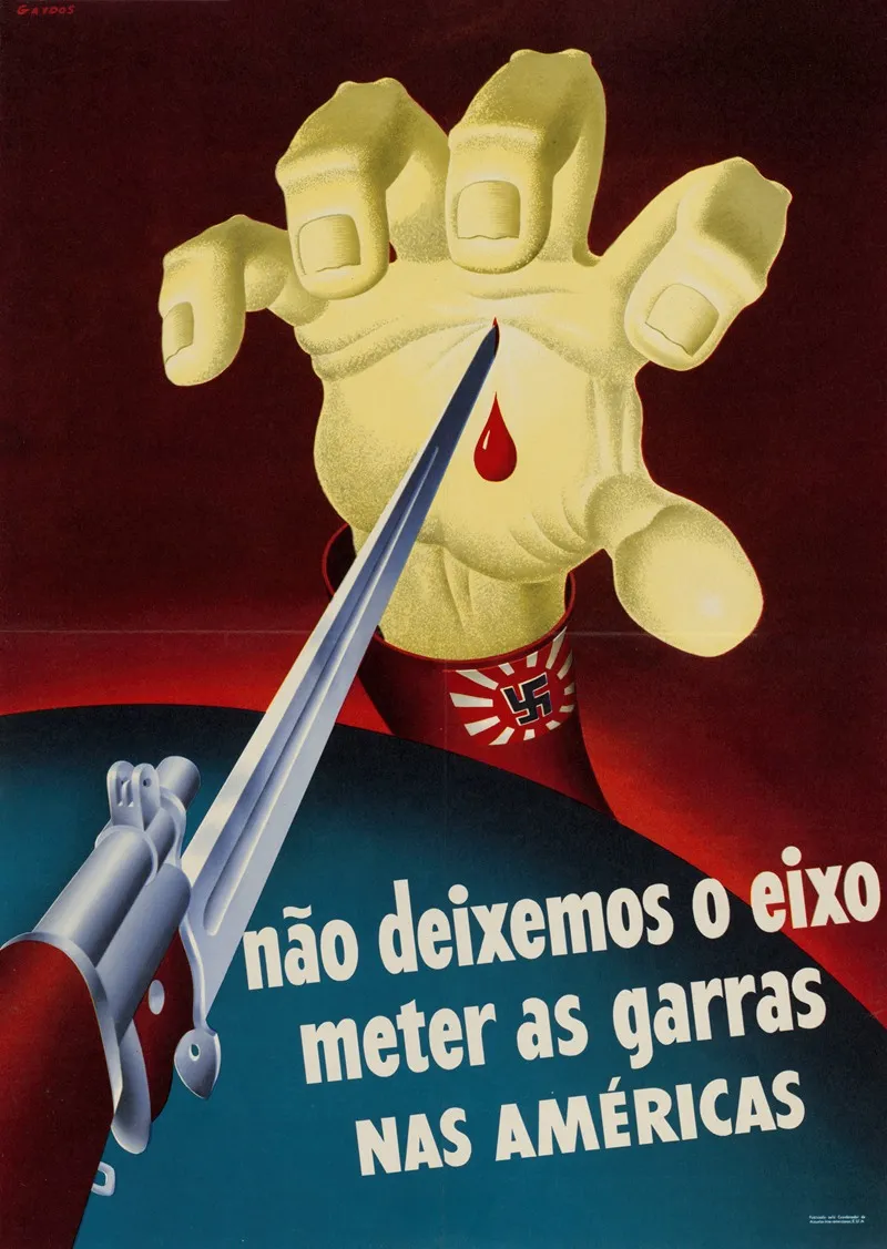 Nao Deixemos O Eixo Meter As Garras Nas Americas Wall Art by John Gaydos - High-Resolution Digital Print