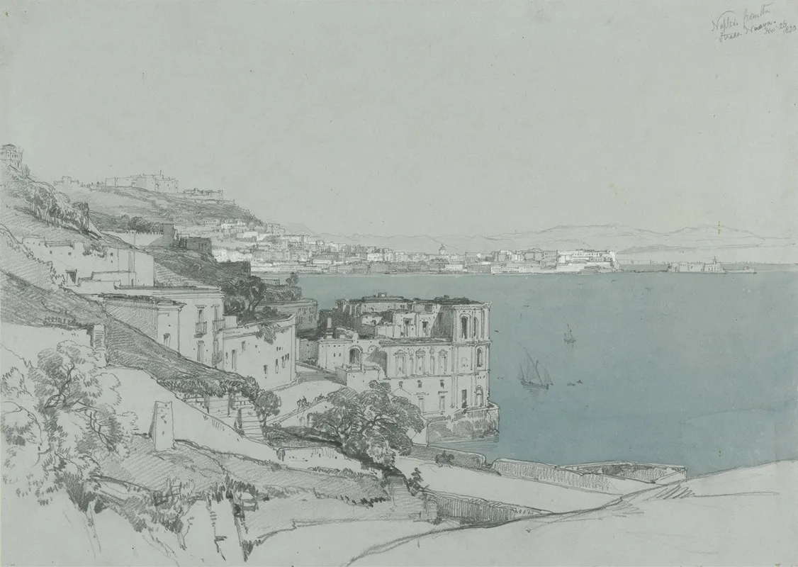 Naples From The Strada Nouva Nov 26 1830