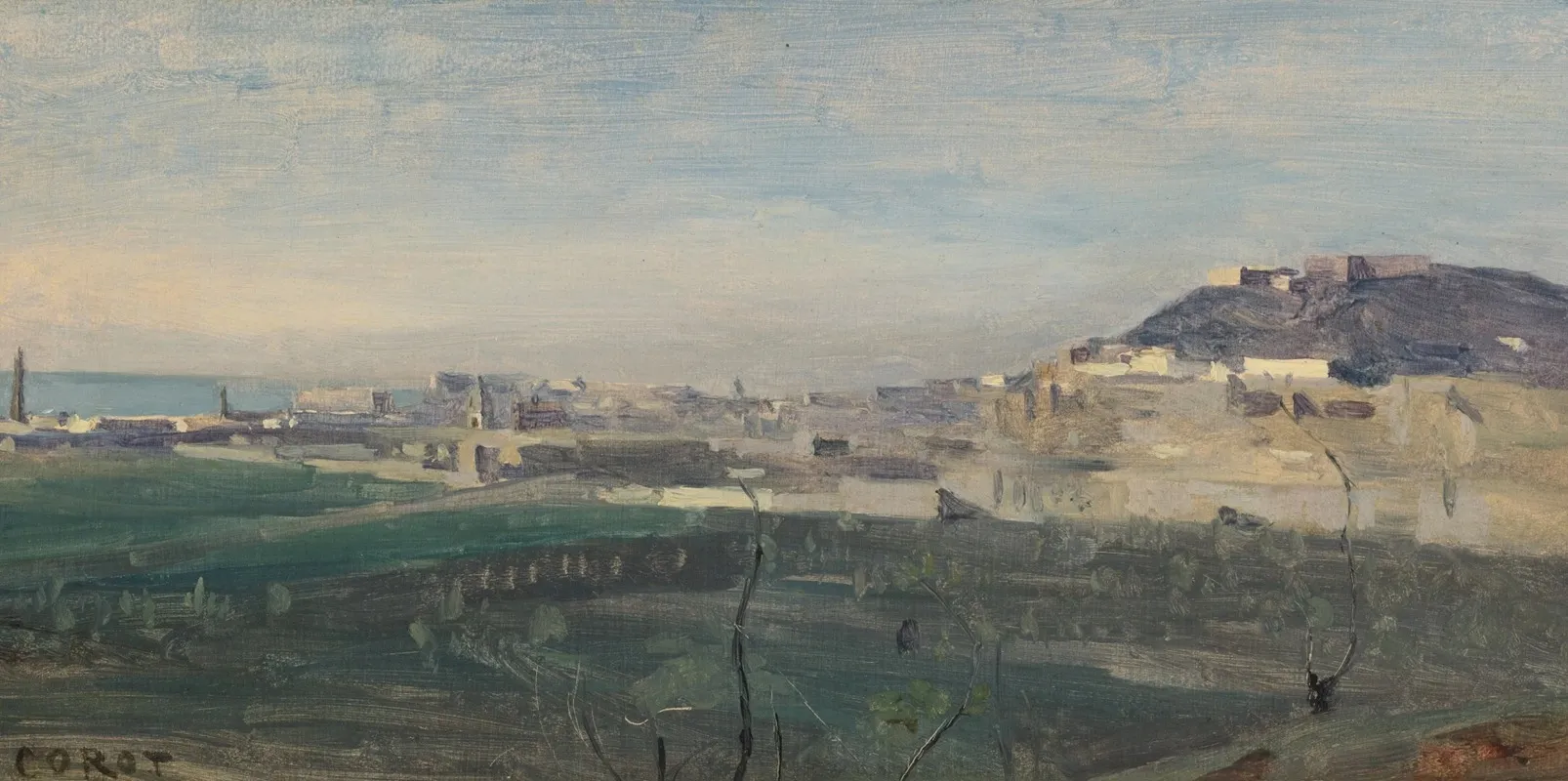 Naples Le Mont Saint Elme Et Partie De Sa Ville