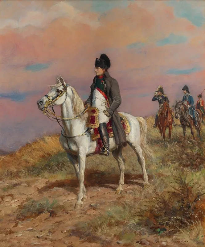 Napoleon A Cheval Wall Art by Raymond Desvarreux - High-Resolution Digital Print