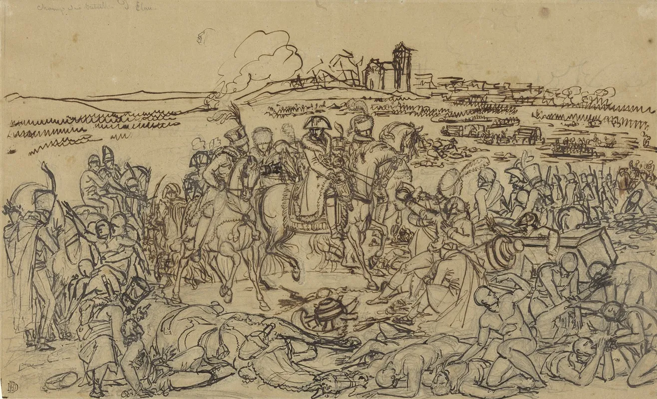 Napoleon At The Battlefield Of Eylau