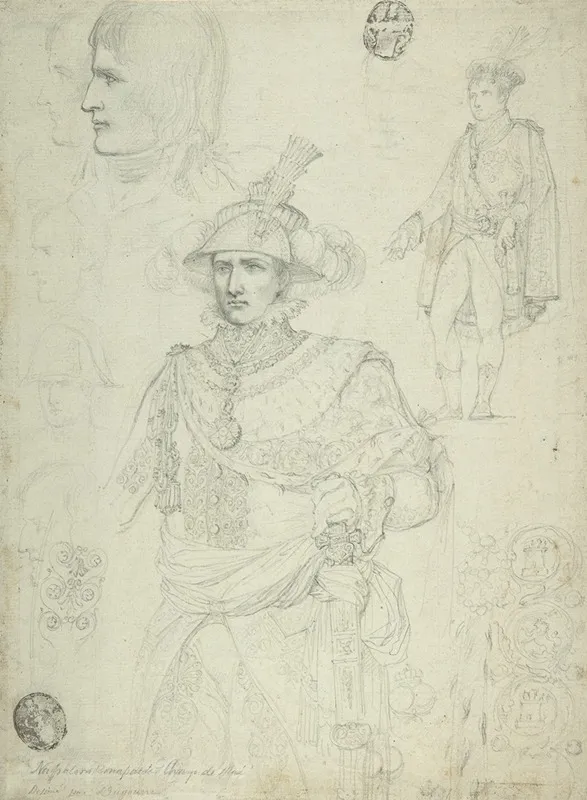 Napoleon Bonaparte At The Champ De Mai June 1 1815